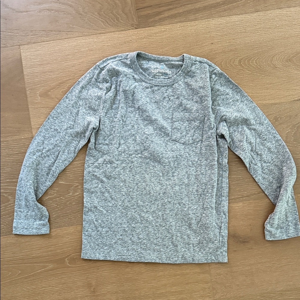 Crewcuts Heather Gray Long Sleeve Tee